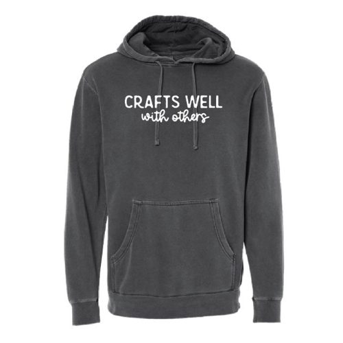 Crafts Well with Others pullover hoodie, black