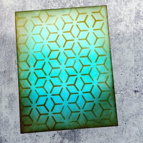 Atomic Triangles Stencil, Creative Chick Co - Image 3