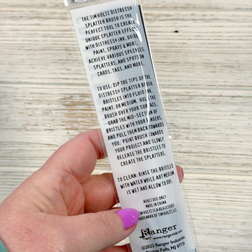 Tim Holtz Distress Splatter Brush - Image 3