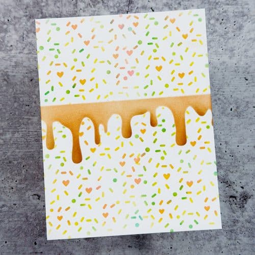 Frosted & Sprinkled Stencil, Creative Chick Co - Image 3