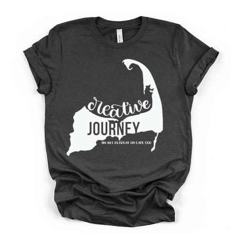 Creative Journey Art Retreat Crew Neck Tee - gray
