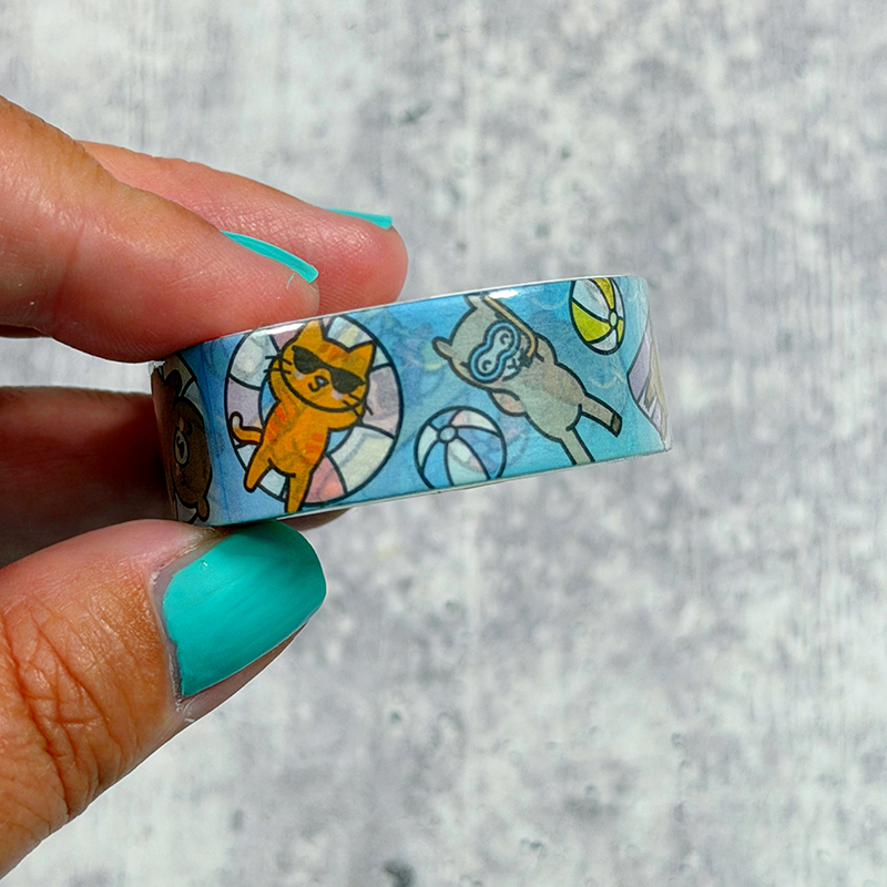 Pool Party washi