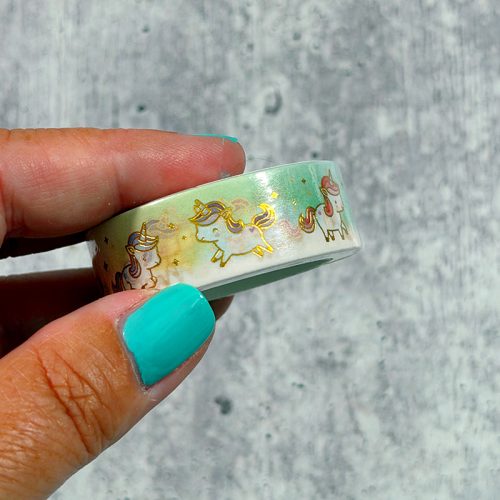 Unicorn Party Foiled washi