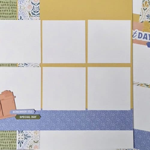 Every Day Layouts class finished craft photo